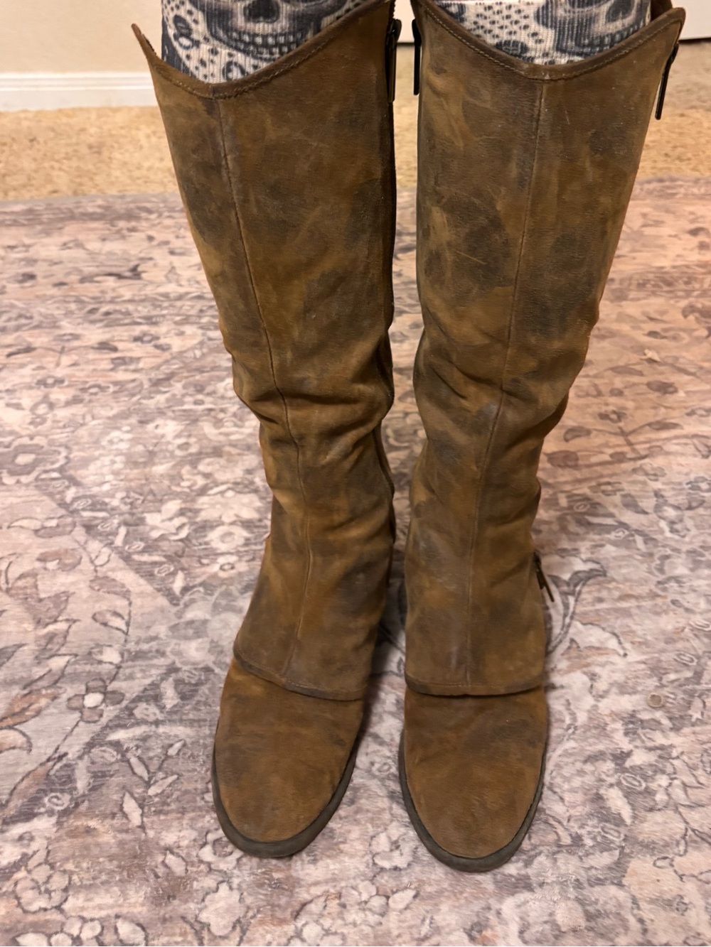 Donald J. Pliner Brown tall Leather Boots